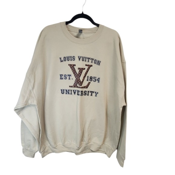 Louis Vuitton University Style Graphic Crewneck Sweatshirt 2XL - Picture 1 of 4